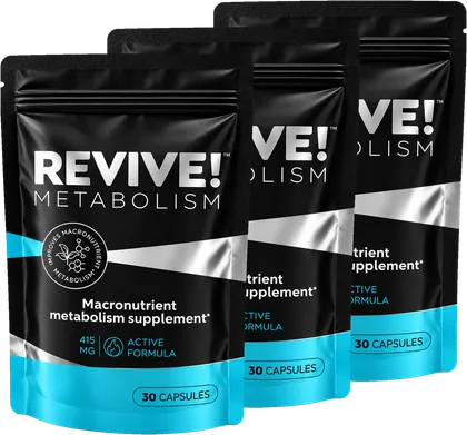 Revive! Metabolism Capsules – 90-Tage-Vorrat, 3 Packungen